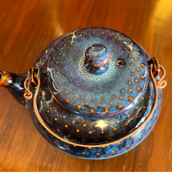 West Elm Ocean Waves Tea Pot - Picture 7 of 10